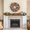 6ft Fall Hydrangea Garland with Blue Pumpkins – Autumn Artificial Floral Pumpkin(11.26 x 9.69 x 4.69 inches)